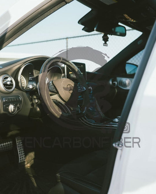 Mercedes Custom Carbon Fiber Steering Wheel