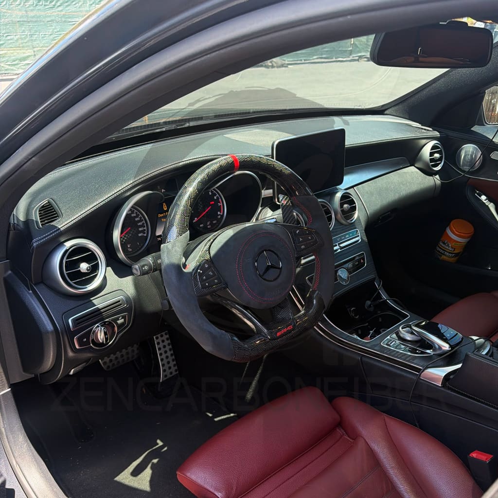 2015-2018 Mercedes Benz AMG Carbon Fiber Steering Wheel - Steering Wheels