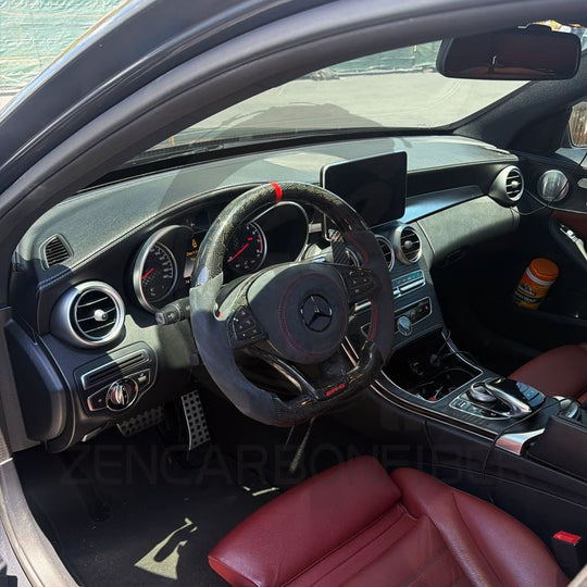 2015-2018 Mercedes Benz AMG Carbon Fiber Steering Wheel - Steering Wheels
