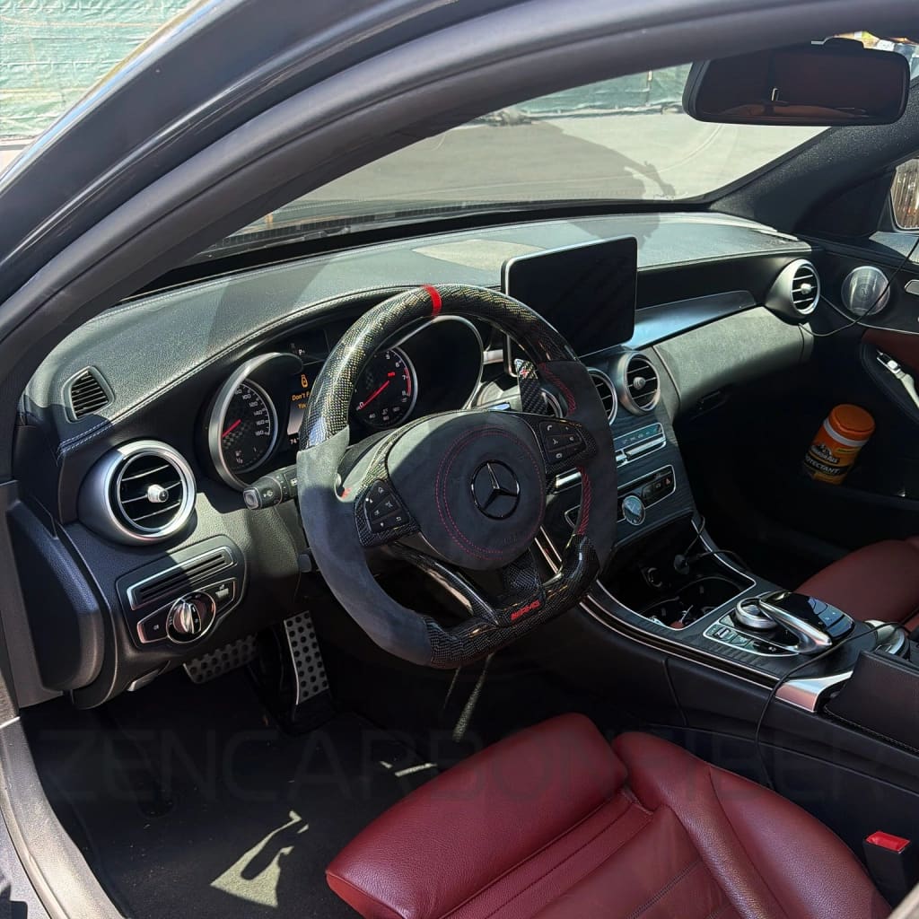 2015-2018 Mercedes Benz AMG Carbon Fiber Steering Wheel - Steering Wheels