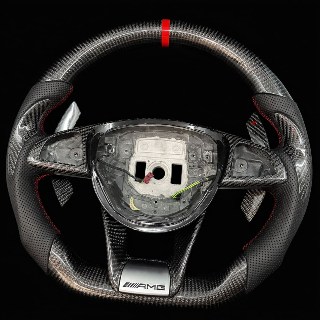 2015-2018 Mercedes Benz AMG Carbon Fiber Steering Wheel - Steering Wheels
