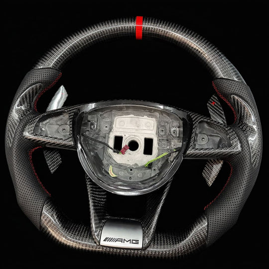 2015-2018 Mercedes Benz AMG Carbon Fiber Steering Wheel - Steering Wheels