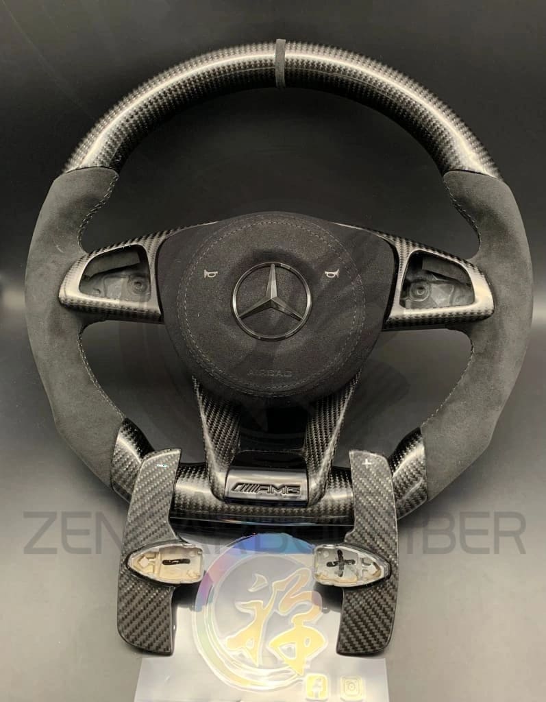 Mercedes Custom Carbon Fiber Steering Wheel