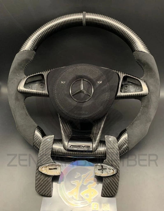Mercedes Custom Carbon Fiber Steering Wheel
