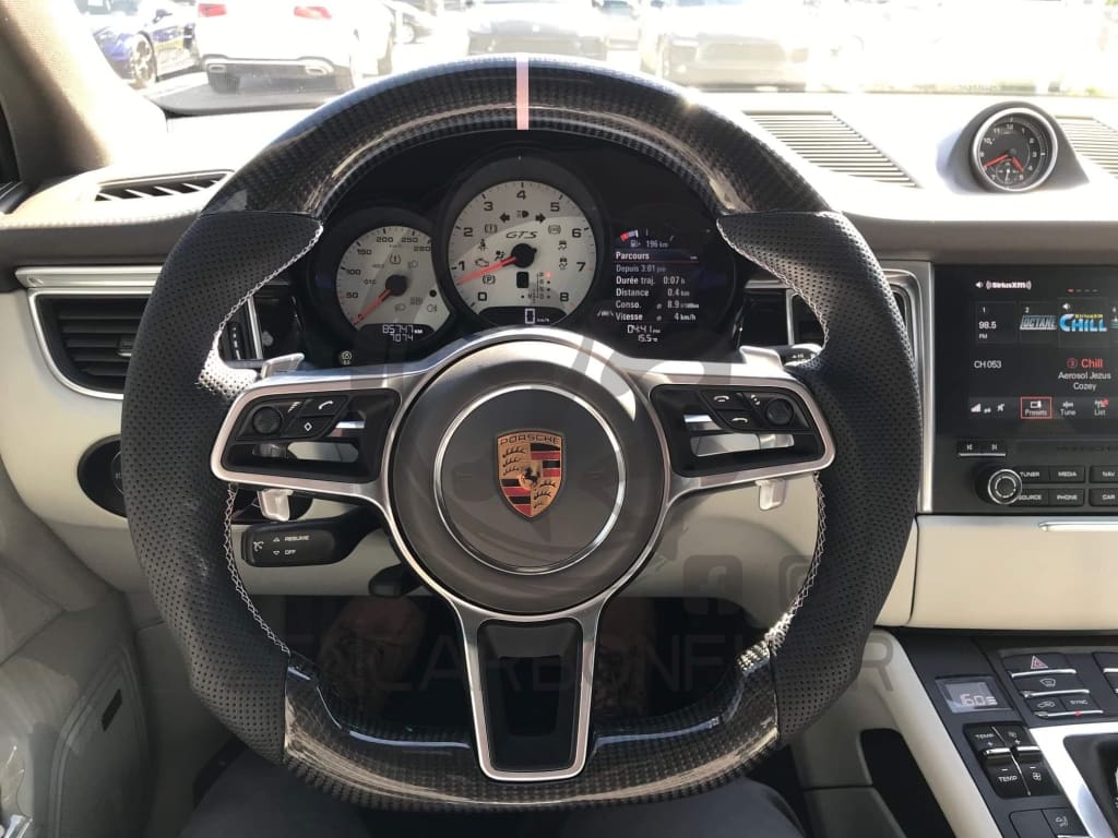 2015-2018 Porsche Carbon Fiber Steering Wheel