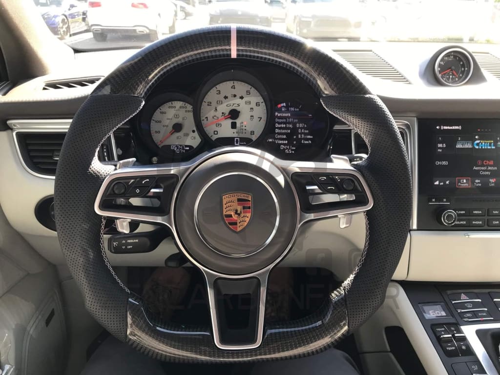 2015-2018 Porsche Carbon Fiber Steering Wheel