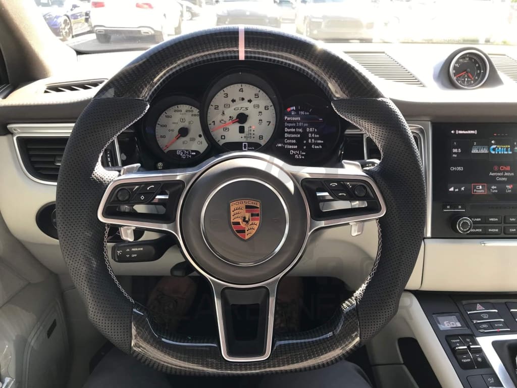2015-2018 Porsche Carbon Fiber Steering Wheel