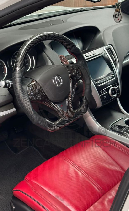 2015-2020 Acura Tlx Custom Carbon Fiber Steering Wheel