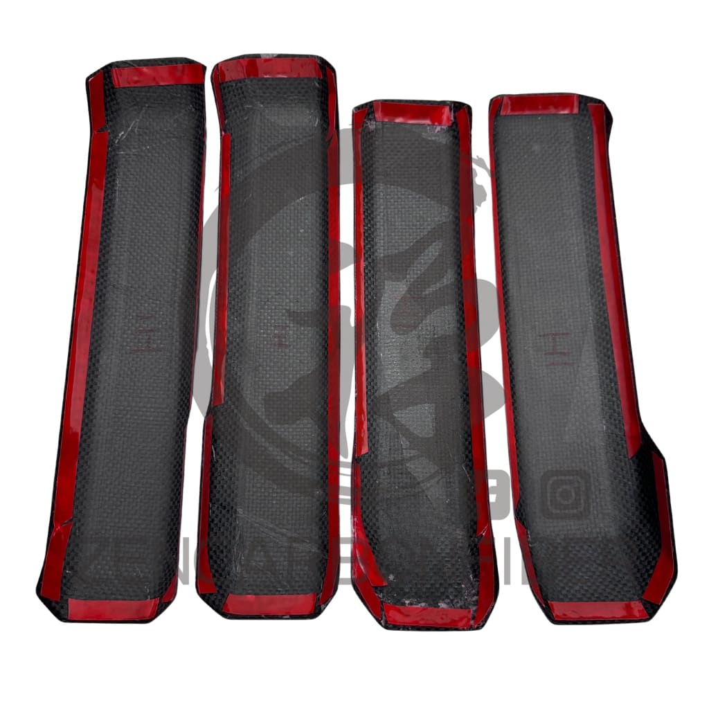 2015-2020 Ford F150/Raptor Carbon Fiber Interior Door Handle Covers(4-Piece Set)