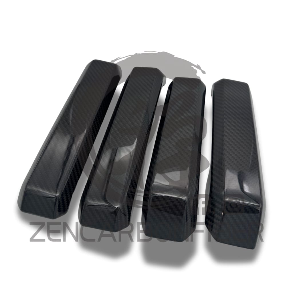 2015-2020 Ford F150/Raptor Carbon Fiber Interior Door Handle Covers(4-Piece Set)