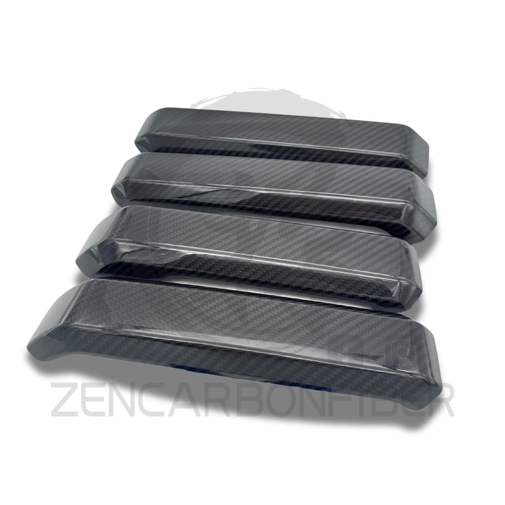 2015-2020 Ford F150/Raptor Carbon Fiber Interior Door Handle Covers(4-Piece Set)