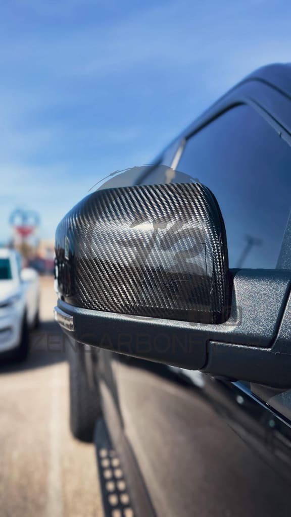 2015-2020 Ford F150/Raptor Carbon Fiber Mirror Caps Replacements
