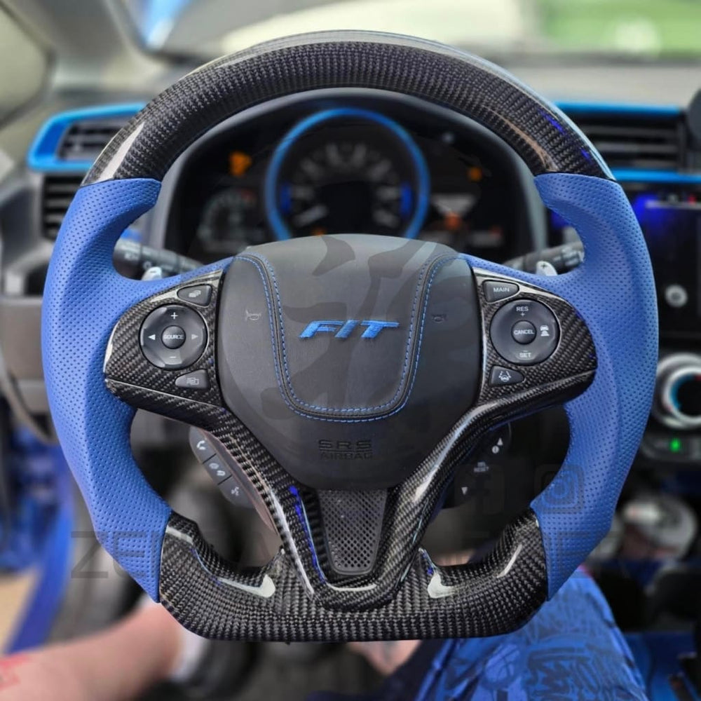 2015-2020 Honda Fit Carbon Fiber Steering Wheel