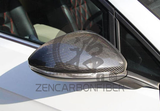 2015-2021 Volkswagen Golf MK7 GTI/R/Jetta GLI Carbon Fiber Mirror Caps Replacements