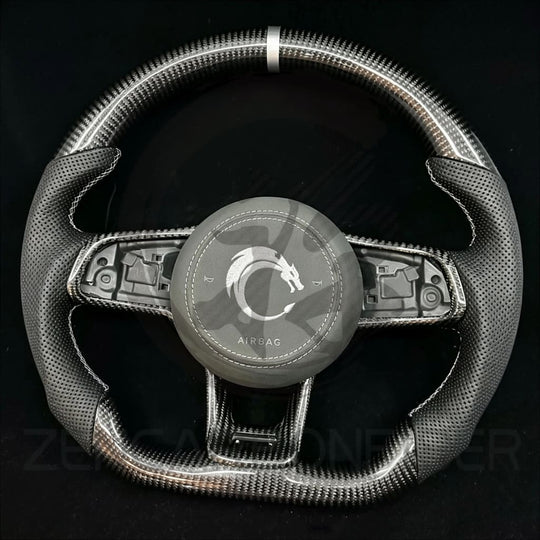 2015-2021 Volkswagen/VW Golf MK7 GTI/R/Jetta GLI Carbon Fiber Steering Wheel - Steering Wheels