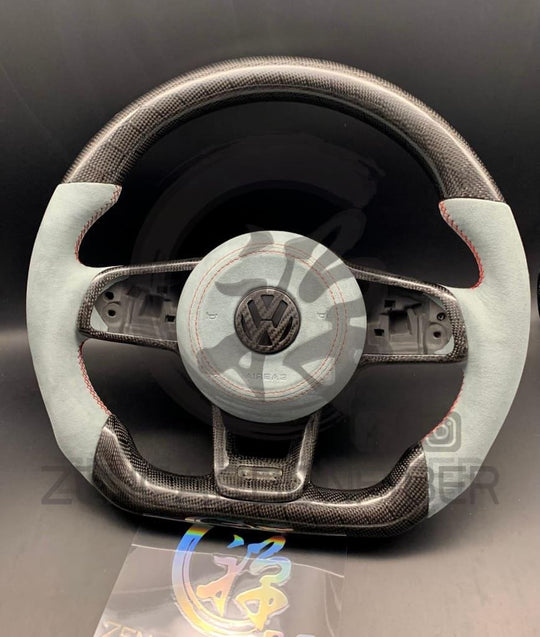 Volkswagen/vw Mk7 Gti/r/jetta Gli Carbon Fiber Steering Wheel