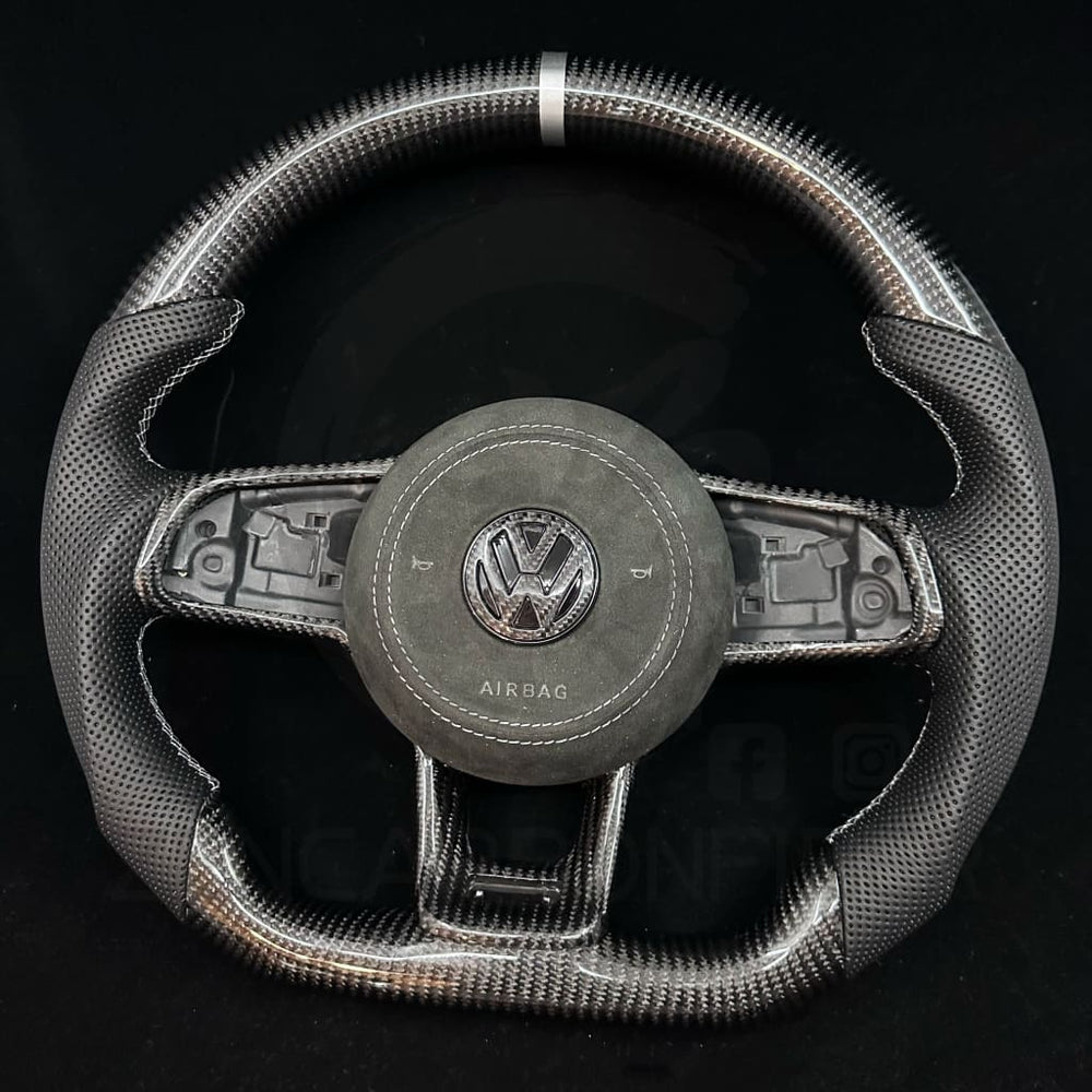 2015-2021 Volkswagen/VW Golf MK7 GTI/R/Jetta GLI Carbon Fiber Steering Wheel Steering Wheels