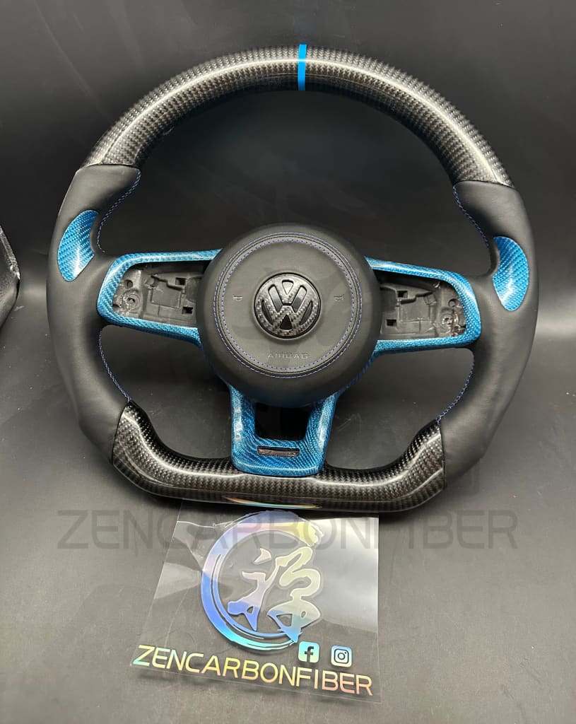 2015-2021 Volkswagen Golf Mk7 Gti/R/Jetta Gli Carbon Fiber Steering Wheel