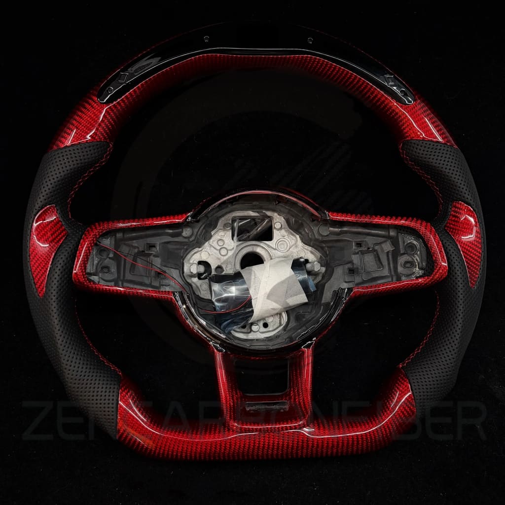 2015-2021 Volkswagen/VW Golf MK7 GTI/R/Jetta GLI Carbon Fiber Steering Wheel - Steering Wheels