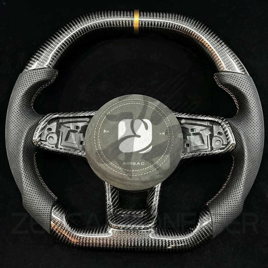 2015-2021 Volkswagen/VW Golf MK7 GTI/R/Jetta GLI Carbon Fiber Steering Wheel - Steering Wheels