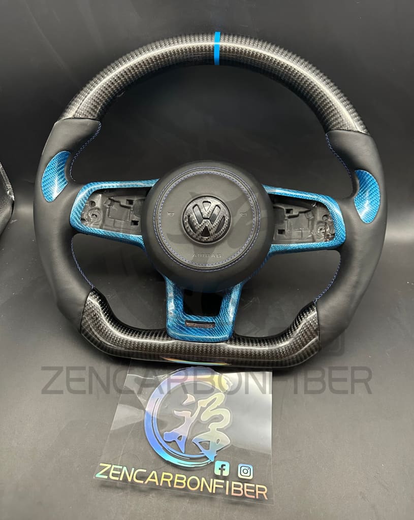 2015-2021 Volkswagen Golf Mk7 Gti/R/Jetta Gli Carbon Fiber Steering Wheel