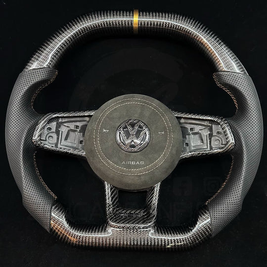 2015-2021 Volkswagen/VW Golf MK7 GTI/R/Jetta GLI Carbon Fiber Steering Wheel Steering Wheels