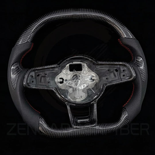 2015-2021 Volkswagen/VW Golf MK7 GTI/R/Jetta GLI Carbon Fiber Steering Wheel - Steering Wheels