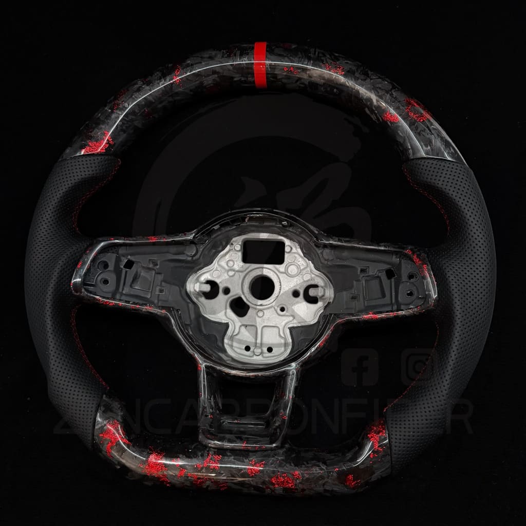 2015-2021 Volkswagen/VW Golf MK7 GTI/R/Jetta GLI Carbon Fiber Steering Wheel Steering Wheels