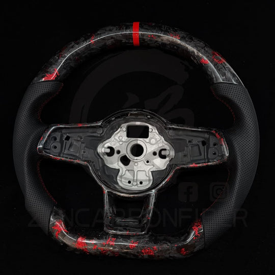 2015-2021 Volkswagen/VW Golf MK7 GTI/R/Jetta GLI Carbon Fiber Steering Wheel Steering Wheels