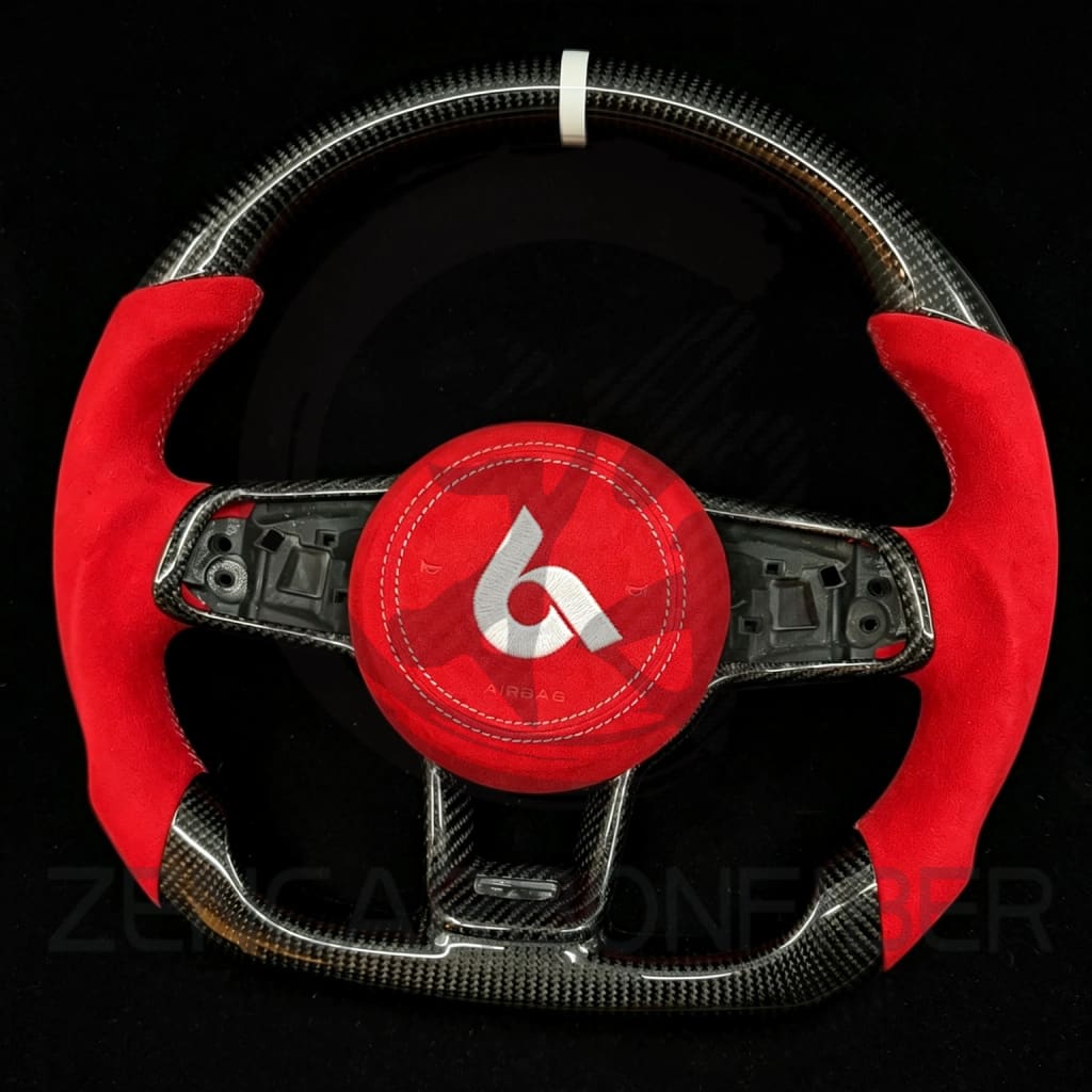2015-2021 Volkswagen/VW Golf MK7 GTI/R/Jetta GLI Carbon Fiber Steering Wheel - Steering Wheels