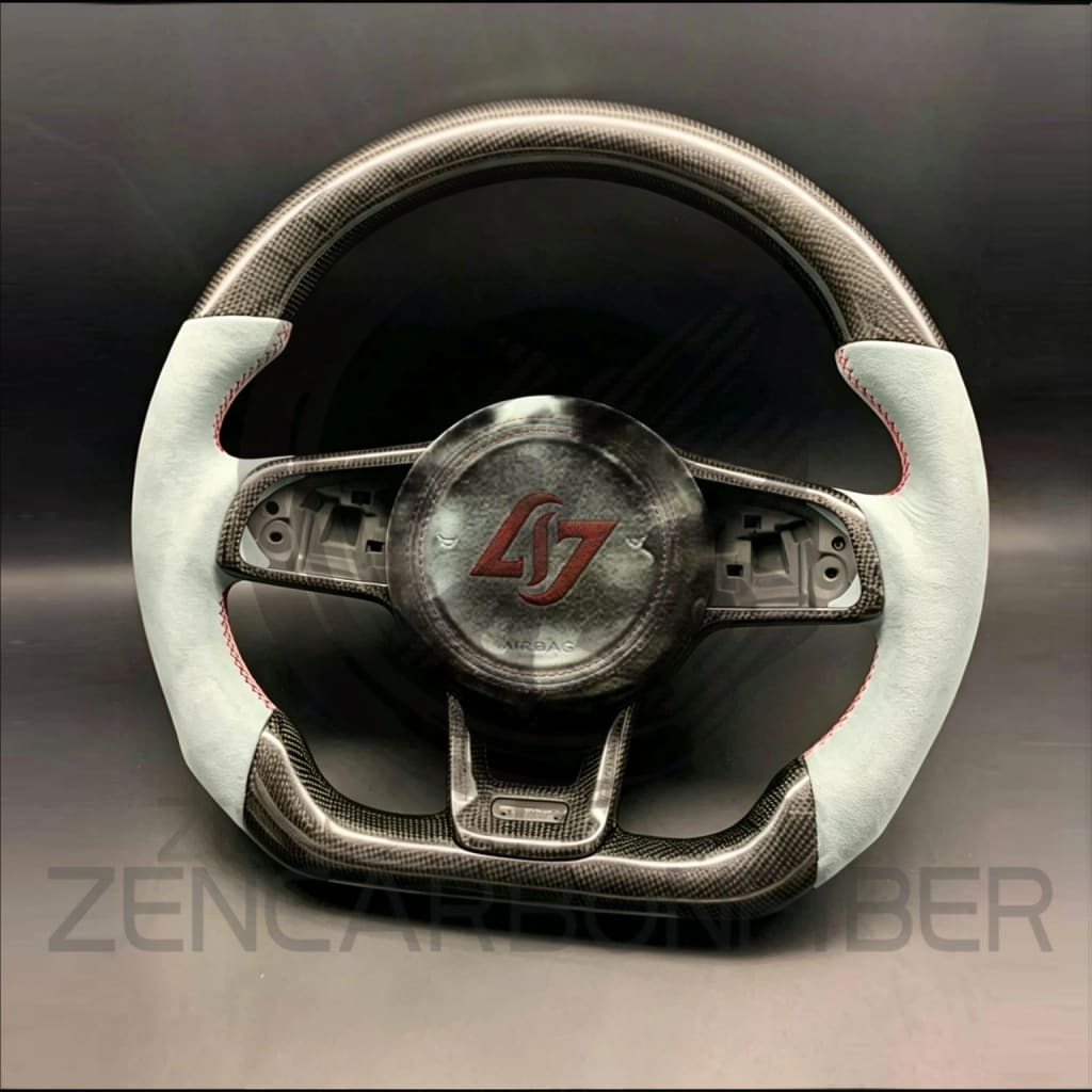 2015-2021 Volkswagen/VW Golf MK7 GTI/R/Jetta GLI Carbon Fiber Steering Wheel - Steering Wheels