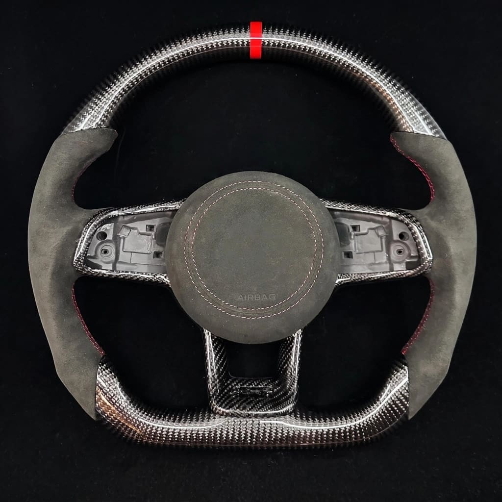 2015-2021 Volkswagen/VW Golf MK7 GTI/R/Jetta GLI Carbon Fiber Steering Wheel - Steering Wheels