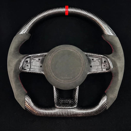 2015-2021 Volkswagen/VW Golf MK7 GTI/R/Jetta GLI Carbon Fiber Steering Wheel - Steering Wheels