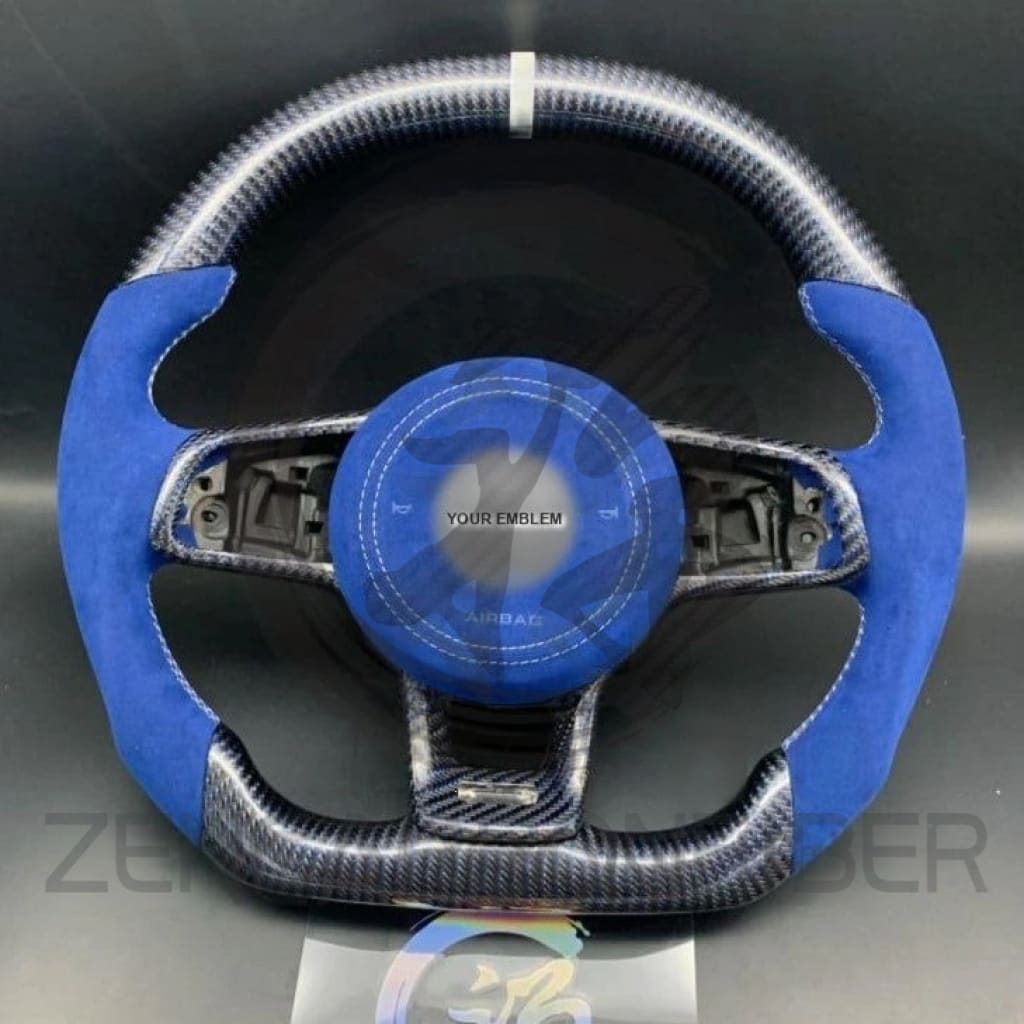 2015-2021 Volkswagen/VW Golf MK7 GTI/R/Jetta GLI Carbon Fiber Steering Wheel - Steering Wheels