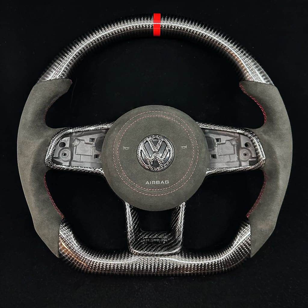 2015-2021 Volkswagen/VW Golf MK7 GTI/R/Jetta GLI Carbon Fiber Steering Wheel Steering Wheels
