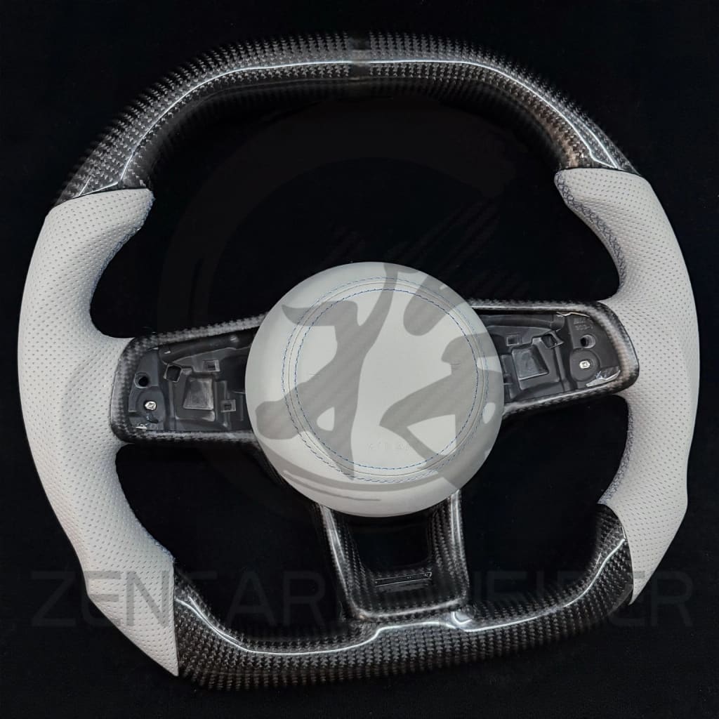 2015-2021 Volkswagen/VW Golf MK7 GTI/R/Jetta GLI Carbon Fiber Steering Wheel - Steering Wheels