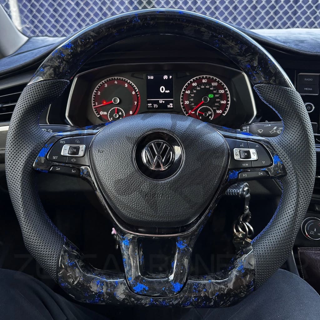2015-2021 Volkswagen/VW MK7 Golf/Jetta/Passat Carbon Fiber Steering Wheel - Steering Wheels