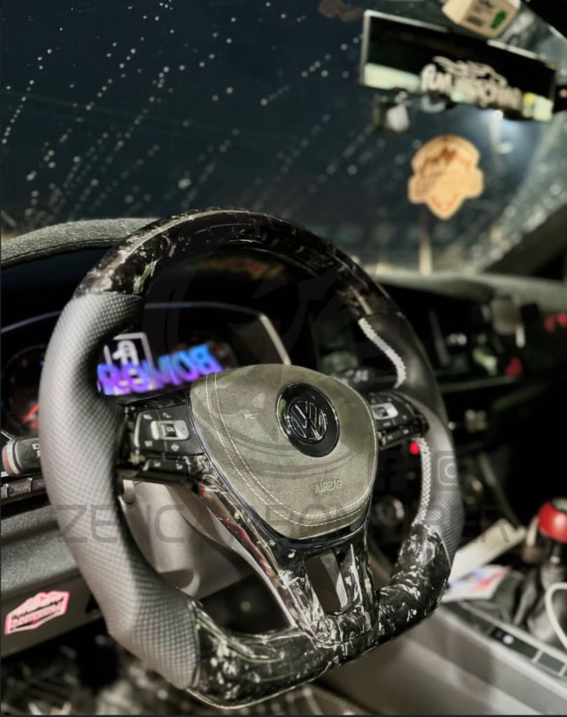 2015 + Volkswagen/VW MK7 Golf/Jetta/Passat Carbon Fiber Steering Wheel Steering Wheels