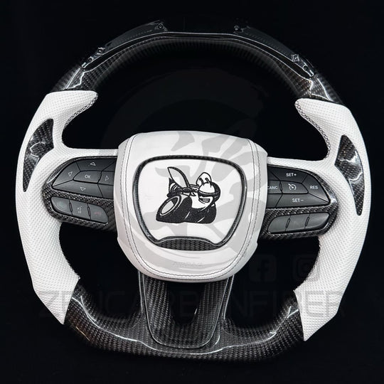 2015-2023 Dodge Charger/Challenger/Durango/WK2 Jeep SRT/Trackhawk Carbon Fiber Steering Wheel Steering Wheels