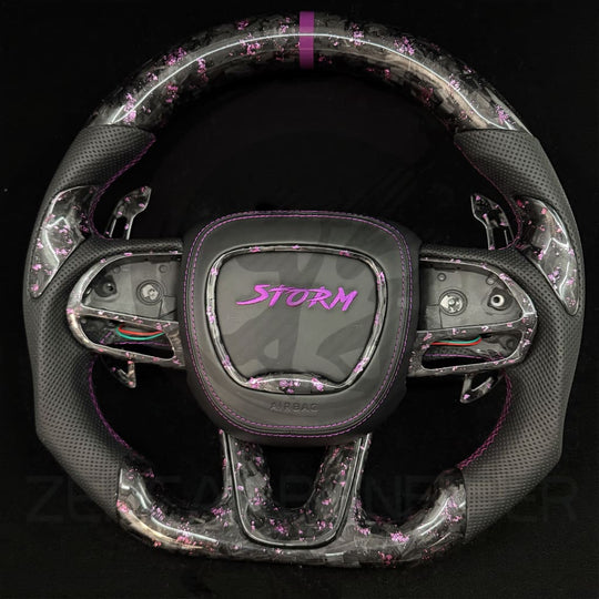 2015-2023 Dodge Charger/Challenger/Durango/WK2 Jeep SRT/Trackhawk Carbon Fiber Steering Wheel - Steering Wheels