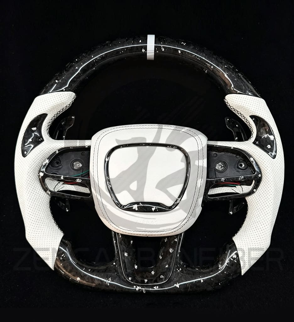 2015-2023 Dodge Charger/Challenger/Durango/WK2 Jeep SRT/Trackhawk Carbon Fiber Steering Wheel - Steering Wheels