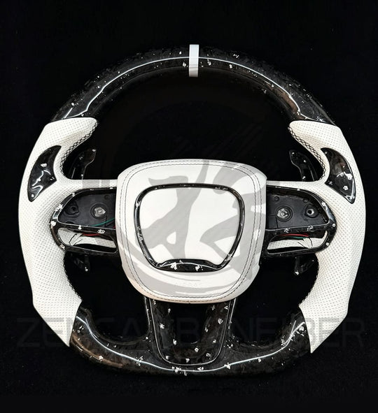 2015-2023 Dodge Charger/Challenger/Durango/WK2 Jeep SRT/Trackhawk Carbon Fiber Steering Wheel - Steering Wheels