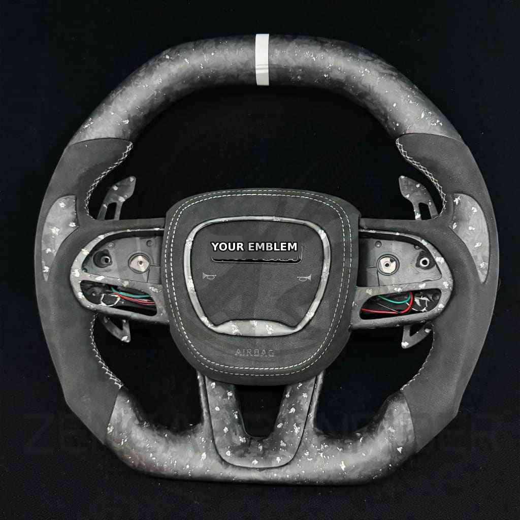 2015-2023 Dodge Charger/Challenger/Durango/WK2 Jeep SRT/Trackhawk Carbon Fiber Steering Wheel - Steering Wheels