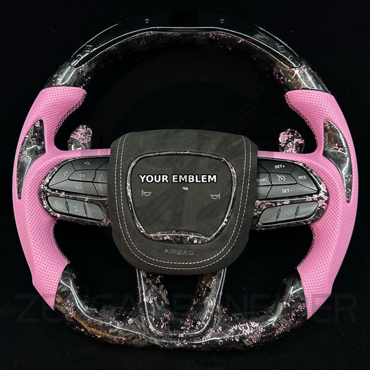 2015-2023 Dodge Charger/Challenger/Durango/WK2 Jeep SRT/Trackhawk Carbon Fiber Steering Wheel - Steering Wheels