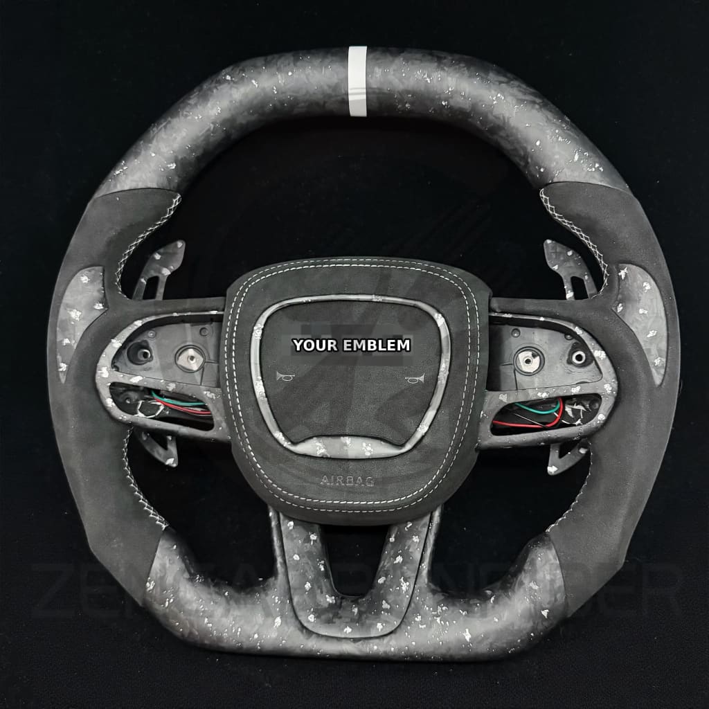 2015-2023 Dodge Charger/Challenger/Durango/WK2 Jeep SRT/Trackhawk Carbon Fiber Steering Wheel - Steering Wheels