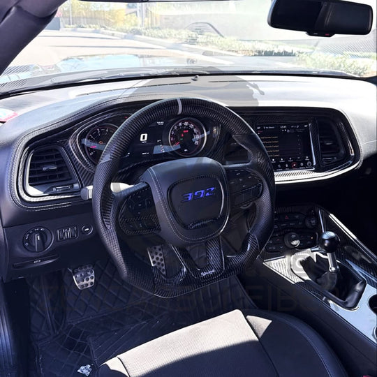 2015-2023 Dodge Charger/Challenger/Durango/WK2 Jeep SRT/Trackhawk Carbon Fiber Steering Wheel Steering Wheels