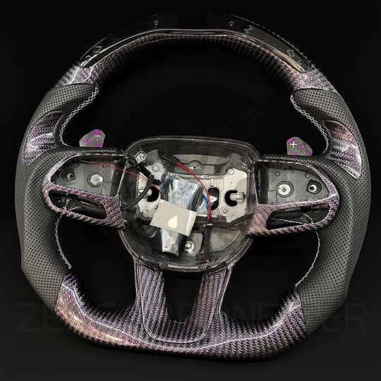 2015-2023 Dodge Charger/Challenger/Durango/WK2 Jeep SRT/Trackhawk Carbon Fiber Steering Wheel - Steering Wheels