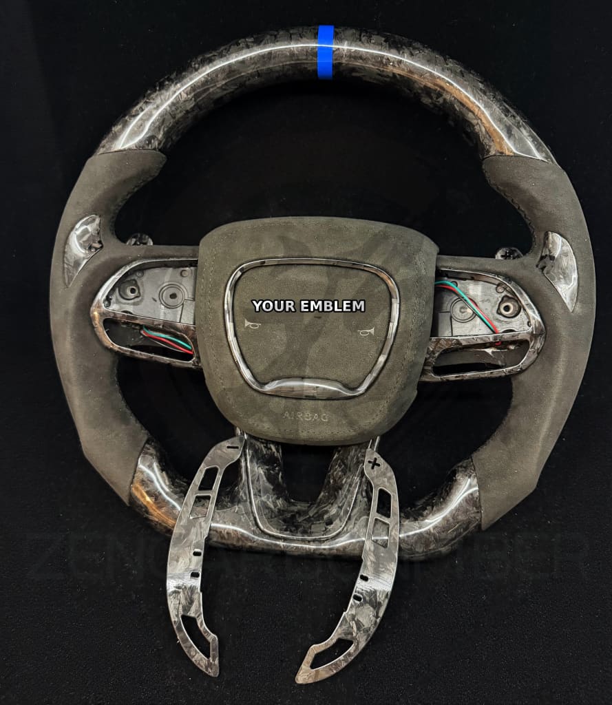 2015-2023 Dodge Charger/Challenger/Durango/WK2 Jeep SRT/Trackhawk Carbon Fiber Steering Wheel - Steering Wheels