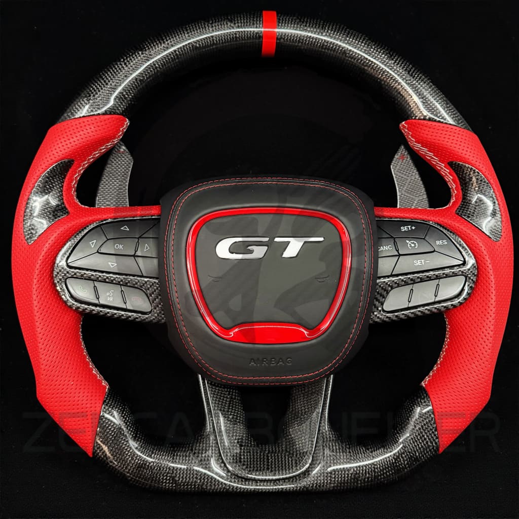 2015-2023 Dodge Charger/Challenger/Durango/WK2 Jeep SRT/Trackhawk Carbon Fiber Steering Wheel Steering Wheels