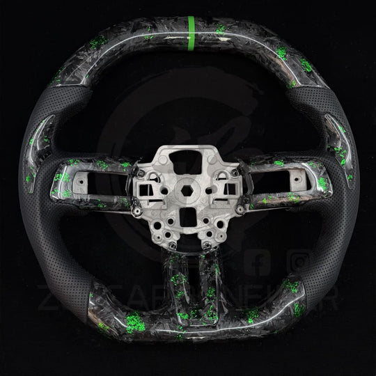 2015-2023 S550 Ford Mustang Carbon Fiber Steering Wheel Steering Wheels